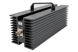 30 dB Fixed Attenuator, N Male to N Female Directional Black Anodized Aluminum Heatsink Body Rated to 500 Watts Up to 3 GHz