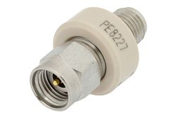 DC Block on Inner and Outer Conductor 2.92mm Male to 2.92mm Female Operating From 10 MHz to 40 GHz