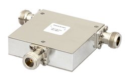 高功率环行器，隔离度18 dB，1 GHz至2 GHz，50瓦，N型母头