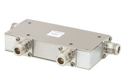 双节环行器，隔离度40 dB，1.7 GHz至2.2 GHz，10瓦，N型母头
