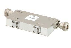 双节隔离器，隔离度36 dB，4 GHz至8 GHz，10瓦，SMA母头