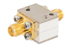 隔离器，隔离度20 dB，12 GHz至18 GHz，10瓦，SMA母头