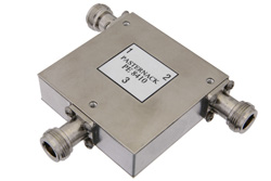 Circulator With 18 dB Isolation From 1 GHz to 2 GHz, 10 Watts And N Female