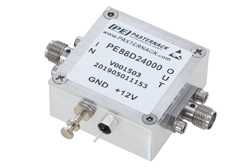 Frequency Divider, Divide by 24 Prescaler Module, 100 MHz to 12 GHz, SMA