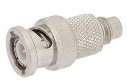 50 Ohm BNC Male to 75 Ohm SMC Jack Adapter