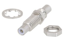 SSMC Jack to SSMC Jack Bulkhead Mount Adapter
