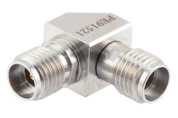 2.92mm Female to 3.5mm Female Miter Right Angle Adapter