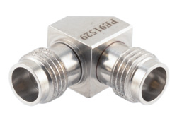 2.4mm Female to 2.4mm Female Miter Right Angle Adapter