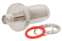 SMA Female to TNC Female Bulkhead Mount Adapter