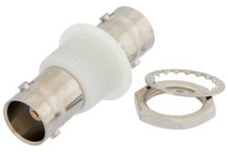 Bulkhead Mount Isolated Ground 75 Ohm BNC Female to 75 Ohm BNC Female Adapter