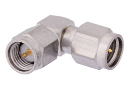 SMA Male to SMA Male Right Angle Adapter