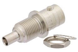 Bulkhead Mount MCX Jack to BNC Female Adapter