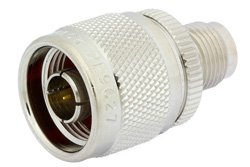 75 Ohm N Male to 75 Ohm TNC Female Adapter