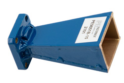 WR-34 Waveguide Standard Gain Horn Antenna Operating from 22 GHz to 33 GHz with a Nominal 15 dBi Gain with UG-1530/U Square Cover Flange