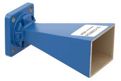 WR-51 Waveguide Standard Gain Horn Antenna Operating From 15 GHz to 22 GHz With a Nominal 15 dBi Gain With Square Cover Flange