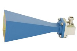 WR-102 Waveguide Standard Gain Horn Antenna Operating From 7 GHz to 11 GHz With a Nominal 15 dB Gain N Female Input