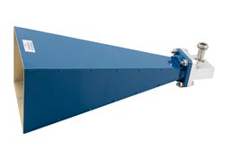 WR-102 Waveguide Standard Gain Horn Antenna Operating from 7 GHz to 11 GHz with a Nominal 20 dB Gain N Female Input