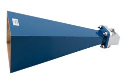 WR-102 Waveguide Standard Gain Horn Antenna Operating from 7 GHz to 11 GHz with a Nominal 20 dB Gain SMA Female Input