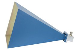 WR-159 Waveguide Standard Gain Horn Antenna Operating From 4.9 GHz to 7.05 GHz With a Nominal 20 dB Gain N Female Input