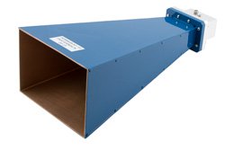 WR-159 Waveguide Standard Gain Horn Antenna Operating from 4.9 GHz to 7.05 GHz with a Nominal 15 dB Gain SMA Female Input
