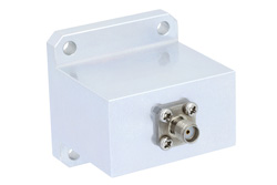 WR-102 Square Type Flange to End Launch SMA Female Waveguide to Coax Adapter Operating From 7 GHz to 11 GHz