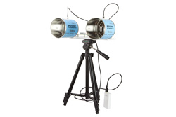 2.4 GHz to 2.5 GHz ISM Band Radar Demonstration Kit, USB or Bluetooth Control, GUI, Includes Radar Board, Antennas, Cables, and Accessories