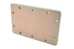 WR-430 Waveguide Short Plate, CPR-430F Flange, 10mm Aluminum