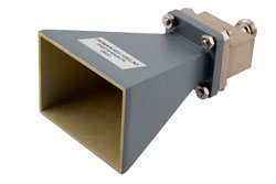 WR-102 Standard Gain Horn with 15 dBi gain, End Launch N Female connector