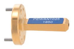 WR-6 Waveguide Standard Gain Horn Antenna Operating from 110 GHz to 170 GHz with a Nominal 10 dBi Gain with UG-387/U-Mod Round Cover Flange