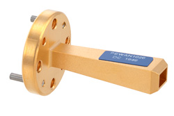 WR-6 Waveguide Standard Gain Horn Antenna Operating from 110 GHz to 170 GHz with a Nominal 15 dBi Gain with UG-387/U-Mod Round Cover Flange