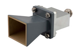 WR-112 Standard Gain Horn with 10 dBi gain, End Launch N Female connector