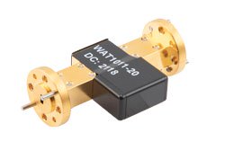 WR-12 波导固定衰减器，20 dB，UG-387/U盖法兰，1W