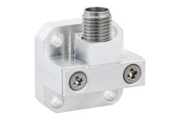WR-28 UG-599/U Square Cover Flange to 2.92mm Female Waveguide to Coax Adapter Operating from 26.5 GHz to 40 GHz