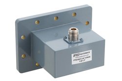 WR-340 CPR-340F Flange to N Female Waveguide to Coax Adapter Operating from 2.2 GHz to 3.3 GHz