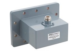 WR-340 CPR-340G Grooved Flange to N Female Waveguide to Coax Adapter Operating from 2.2 GHz to 3.3 GHz