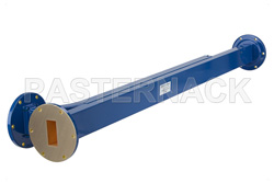 WR-137 一字宽边式波导定向耦合器，30 dB，UG-344/U圆盖法兰，E平面耦合端口，5.85 GHz~8.2 GHz