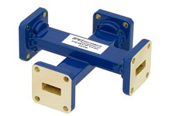 WR-42 十字交叉式波导耦合器，30 dB，UG-595/U方盖法兰，18 GHz~26.5 GHz