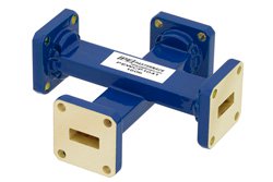 WR-42 十字交叉式波导耦合器，40 dB，UG-595/U方盖法兰，18 GHz~26.5 GHz