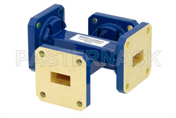 WR-51 十字交叉式波导耦合器，30 dB，方盖法兰，15 GHz~22 GHz