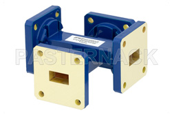 WR-51 十字交叉式波导耦合器，50 dB，方盖法兰，15 GHz~22 GHz