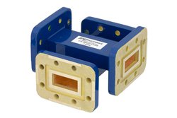 WR-90 十字交叉式波导耦合器，20 dB，CPR-90G槽面法兰，8.2 GHz~12.4 GHz