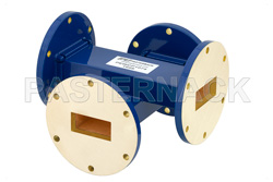 WR-137 十字交叉式波导耦合器，50 dB，UG-344/U圆盖法兰，5.85 GHz~8.2 GHz