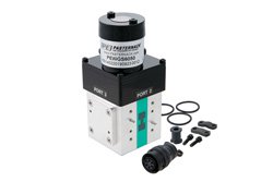 WRD-750 双脊波导机电式继电器开关，单刀双掷/双刀双掷，闩锁，7.5 GHz~18 GHz，8,500瓦，UG盖，12V，自切断