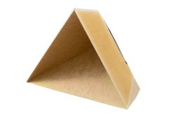 边缘长度为1.4英寸，三面角反射器，¼-20螺纹孔安装，铝制主体，金色铬酸碱表面处理