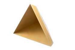 边缘长度为3.2英寸，三面角反射器，¼-20螺纹孔安装，铝制主体，金色铬酸碱表面处理