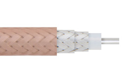 Flexible RG142 Coax Cable Double Shielded with Tan FEP Jacket