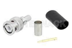 BNC Male Connector Crimp/Solder Attachment for LMR-240, PE-C240