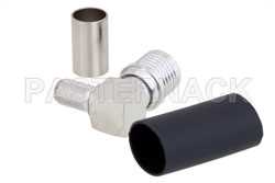QMA Male Right Angle Connector Crimp/Non-Solder Contact Attachment for LMR-240, PE-C240（图2）