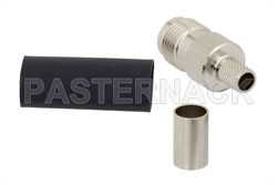 TNC Female Connector Crimp/Non-Solder Contact Attachment For LMR-240, PE-C240, RG8X（图2）