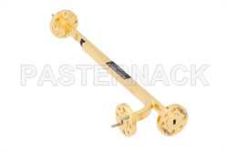 WR-12 Waveguide 20 dB Broadwall Coupler, UG-387/U Round Cover Flange, E-Plane Coupled Port, 60 GHz to 90 GHz, Brass Copper（图2）
